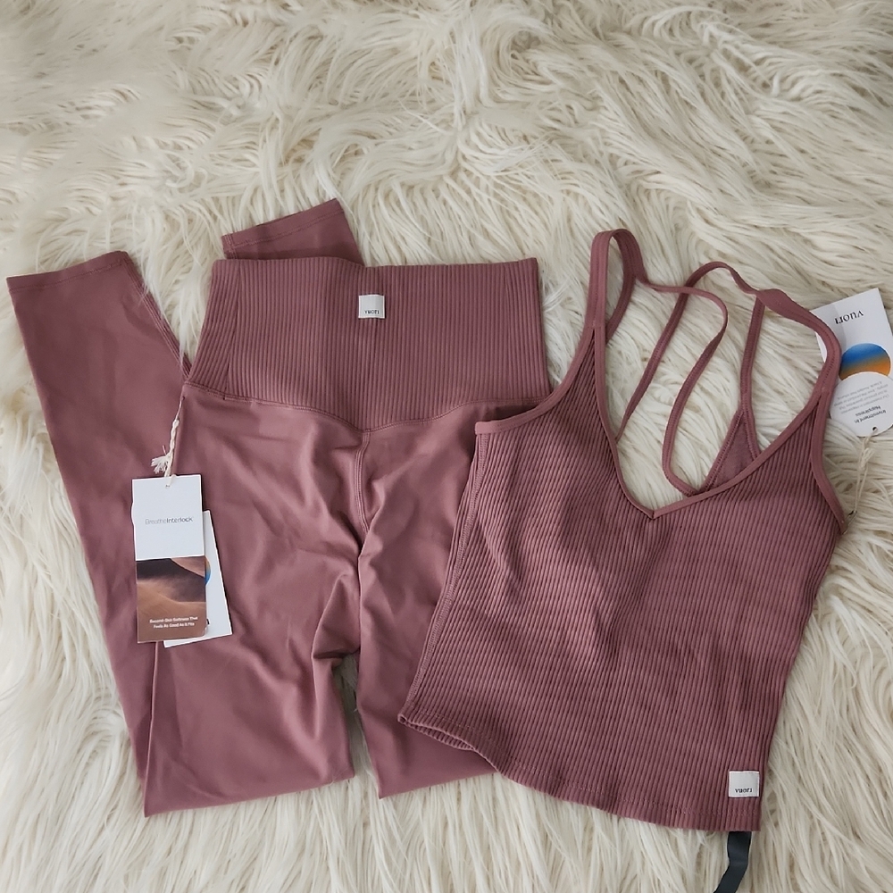 Vuori Rib Studio Activewear Set Sz Xs